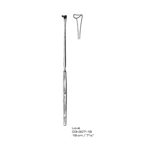เครื่องมือผ่าตัดแบบดึงกลับ Love Surgical Retractor ขนาด 19 ซม. 7½ นิ้ว รุ่น 45 °   90 °   เครื่องมือผ่าตัดทั่วไปชนิดสแตนเลสแบบใช้มือ  คลาส I ได้รับการรับรองมาตรฐาน CE ISO13485 - Product Image 6