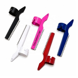 Stainless Steel Finger Thinning Razor Single Edge Replaceable <b>Blade</b> Anti-Rust <b>Barber</b> Hair Trimming Razor OEM Custom - Product Image 2