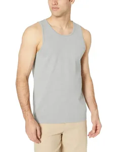 Summer <b>Men</b> Muscle <b>Stringer</b> <b>Vest</b> Cotton Tight Ribbed Gym Tank Top Custom Logo Blank <b>Men's</b> Sleeveless T-Shirt - Product Image 6