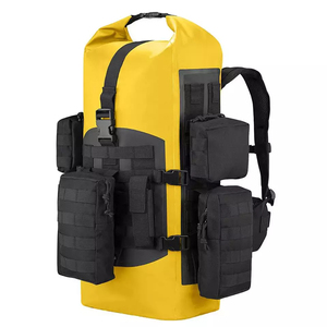 Sac tactique multifonctionnel en toile imperméable avec fermeture éclair, poche frontale à accès rapide, ceinture réglable, capacité 20-36L, unisexe - Product Image 5