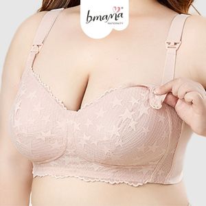 Sujetador de encaje con aros para mujer, talla grande, color rosa, copa completa, copa fina, push-up, cómodo, copas D E F BR7103 - Product Image 5