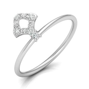 Anillo de compromiso chapado en oro blanco con diamante cultivado en laboratorio de alta calidad, anillo de promesa de banda de oro rosa amarillo, joyería elegante hecha a mano - Product Image 3