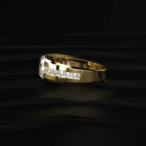 3.3Ct Radiant Cut Diamond <b>Ring</b> Luxury Diamond <b>Ring</b> 14K Lab Grown Diamond <b>Ring</b> <b>Promise</b> Diamond <b>Ring</b> Genuine Diamond <b>Ring</b> <b>for</b> <b>Men</b> - Product Image 5