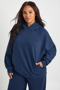 Sweat-shirt à capuche unisexe personnalisé avec impression intégrale, pour femmes et hommes, en molleton épais d'hiver, 100% coton, logo sur le devant - Product Image 4