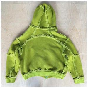 Custom <b>Tie</b> Dye Streetwear Hoodie Oversized Heavyweight Cotton Fleece Acid Wash Vintage Distressed OEM Printing Men Women Winter - Product Image 2
