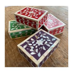 Ensemble de brûleurs à bakhoor en nacre incrustée de perles, collection de luxe pour le printemps et l'hiver, présenté dans un coffret raffiné. - Product Image 6