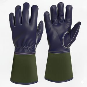 Durable Cowhide Leather Welding Gloves <b>Fire</b> Resistant Work Gloves for Industrial Safety Use - Product Image 6