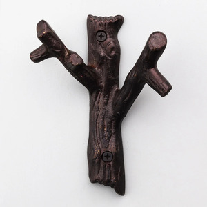 Wholesale Iron Metal Tree Branch <b>Wall</b> <b>Hook</b> 2 <b>Hooks</b> Heavy Duty Clothing Storage Decorative <b>Hooks</b> - Product Image 1