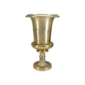 Vase à fleurs traditionnel en métal avec piédestal argenté pour événements, taille personnalisée, urne décorative pour mariage - Product Image 4
