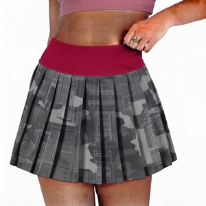 Ladies Golf Workout Sports Athletic Skorts Plus Size Women Pleated Tennis Skirts With Pockets running wear Skorts - Product Image 2