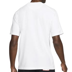 New Arrivals Men's Luxury Quality 100% Cotton Rib O-Neck <b>Blank</b> Drop Shoulder Oversize T-Shirt Street Wear Style - Product Image 3