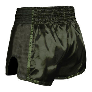 Shorts d'entraînement Muay Thai de style unique et de qualité supérieure, respirants, à séchage rapide, en satin/polyester, pour adultes. - Product Image 2