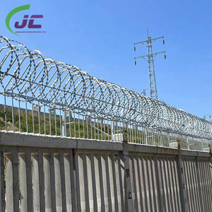 Thép không gỉ dao cạo dây thép gai BTO-30 450mm cuộn 25m dài biên giới bảo vệ hàng rào hàng rào Quốc Phòng - Product Image 1