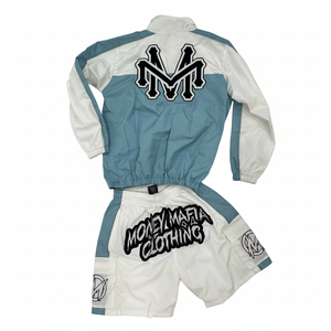Conjunto de Chaqueta y Pantalones Cortos Ligeros de 2 Piezas Personalizados al por Mayor para Hombre, con Logotipo Impreso Personalizado, en Tela de Nailon con Memoria - Product Image 5