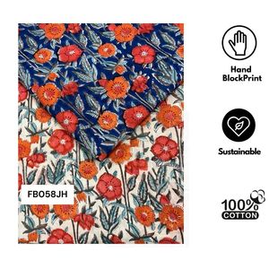 Teintures non toxiques de qualité supérieure, imprimé indien sur tissu pur coton tissé, textile de décoration pour lit et salle à manger de Jaipur, écologique, lavable, doux et durable - Product Image 2