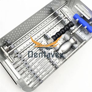 Kit d'instruments pour l'extraction de vis cassées, extracteur de vis cassées, ensemble d'instruments orthopédiques pour l'extraction de clous intramédullaires par Dentavex - Product Image 6
