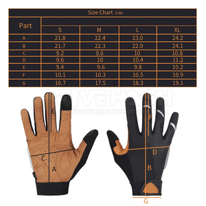 Wholesale Full Finger Cycling <b>Gloves</b> Anti-Slip Grip <b>Touchscreen</b> Breathable Design Full Finger Cycling <b>Gloves</b> - Product Image 2