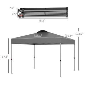 Tenda a baldacchino con gambe inclinate per uso in spiaggia - Product Image 3