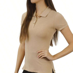 Camiseta polo informal para mujer, Top de verano de manga corta para mujer, estilo elegante, material ligero para golf y tenis, ropa deportiva - Product Image 5