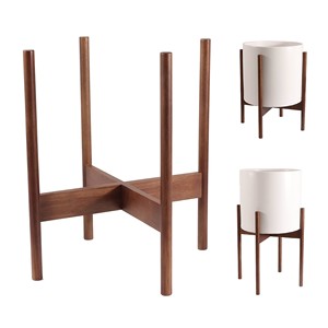 Deep Blue Walnut Wood Handcrafted Traditional Planters Plant Stands for Home <b>Decoration</b> | OEM Custom Wholesale Aqudus Saleem - Product Image 4
