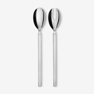 Classic Polished Metal <b>Salad</b> <b>Server</b> Pair For Everyday Kitchen Use Restaurant Service And Party Catering - Product Image 3