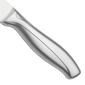 Couteaux de chef avec manche en acier inoxydable et poignée courbée lisse pour la découpe des légumes à la maison et la préparation alimentaire professionnelle - Product Image 4
