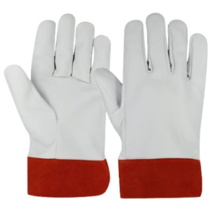 Gants de Soudure TIG en Cuir de Chèvre et Croûte de Vache, Résistants à l'Abrasion, à la Chaleur et aux Éclaboussures, pour la Protection Individuelle - Offre Spéciale - Product Image 1