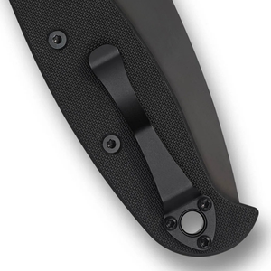 Cuchillos Plegables Modernos con Recubrimiento Negro, Hoja de Corte Liso y Afilado, Mango con Agarre Texturizado Cómodo y Clip Práctico para Uso Diario - Product Image 6