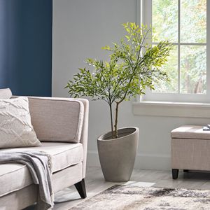 Plantas Artificiales de Hojas de Nandina de 47.2 Pulgadas para Decoración de Interiores de Oficina y Hogar, Vegetación para un Ambiente Hermoso - Product Image 5