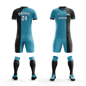 Nuevo Conjunto de Uniforme de Fútbol para Hombre de la Mejor Calidad, Diseño Personalizado, Pantalones Cortos de Secado Rápido, Transpirables, Antibacterianos, 100% Poliéster - Product Image 6