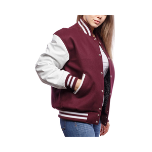 Veste universitaire en polaire personnalisée avec écussons en chenille, uniforme d'équipe - Product Image 5