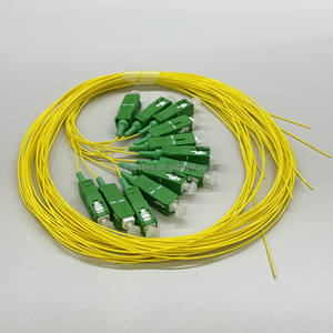 Cable de Fibra Óptica de 1.5m de Longitud, 0.9mm, Amarillo, Revestimiento LSZH, Monomodo, Conectores SC/APC, Pigtails para Panel de Conexión de Fibra Óptica ODF FTTH - Product Image 4