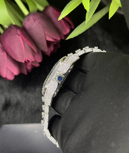Diamond Tester Approved Moissanite <b>Watch</b> | VVS Luxury Iced Out <b>Skeleton</b> Wholesale - Product Image 4