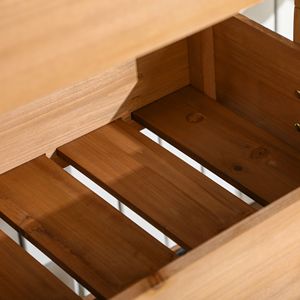 Jardinera Vertical de Madera de 4 Niveles con Drenaje Automático y Tela No Tejida para Flores, Verduras y Hierbas de Exterior - Product Image 6