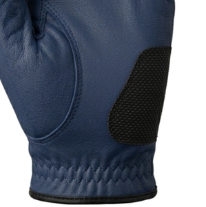 Golf <b>Gloves</b> Genuine Leather Blue Breathable Hook And Loop Closure Unisex Sports Use Premium Golf Hand <b>Glove</b> With <b>Moisture</b> - Product Image 4