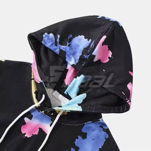 Men New Fashion Plain Thick Cotton <b>Blended</b> Hoodies Custom Logo Men Hoodies For Sale Online - Product Image 3