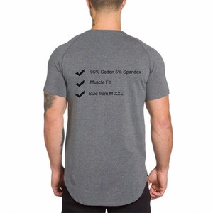 Camiseta Deportiva de Algodón XXL al por Mayor de Fábrica, Camiseta con Logotipo Personalizado - Product Image 2