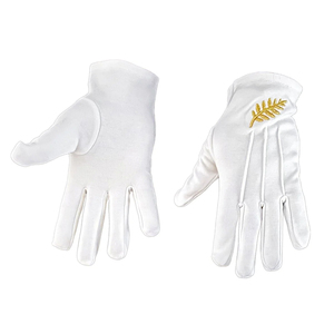 Gants d'hiver maçonniques en coton blanc de haute qualité pour le ski et les sports quotidiens - Product Image 2