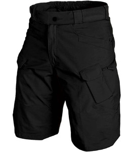 Promotion Été – Short Cargo en Jean Taille Haute à Six Poches, Styles Décontractés Fendus, Couleurs Unies, Tissu Éponge Brodé - Product Image 1