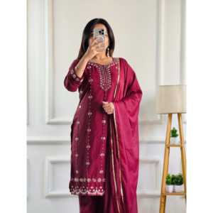 Conjunto Dupatta con parte superior y hermosa ropa de fiesta para mujer - Product Image 2