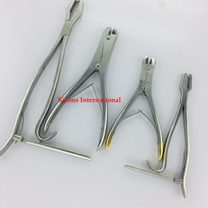 ชุดเครื่องมือตัดลวดและเข็มแบบแมนนวลสำหรับขายส่งของ Bisons เครื่องมือผ่าตัดกระดูกและข้อ ทำจากเหล็กกล้าไร้สนิม ได้รับการรับรองมาตรฐาน CE ระดับ Class I - Product Image 2