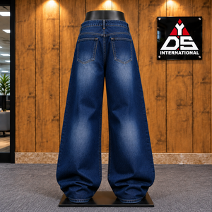 Pantalones Anchos Holgados para Hombre, Estilo Casual, Algodón Lavado, Tallas Grandes, Corte Holgado, Estilo Moderno Urbano - Product Image 2