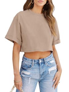 T-shirts pour femmes en jersey uni de haute qualité, coupe ajustée, manches courtes, personnalisables, pour le printemps et l'été. - Product Image 5
