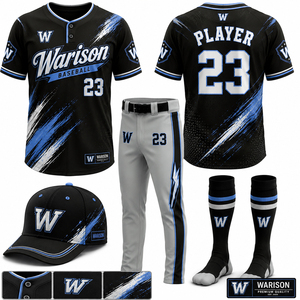 Breathable Softaball Training Uniform Set For Adult's Plus Size Teamwear Youth Baseball Jersey Pants Socks And Caps Set - Product Image 6