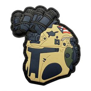 Parche de Goma Ligero 3D con Diseño de Binoculares para Casco Táctico, Forma Irregular, Material de PVC Termoadhesivo para Regalos - Product Image 3