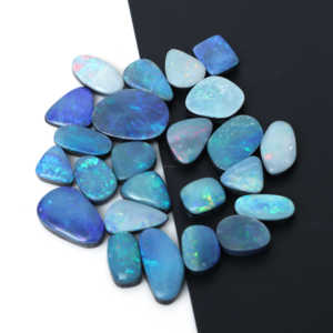 Natural Australian <b>Opal</b> Doublet Cabochon Mix Loose Gemstone Genuine Precious <b>Opal</b> Jewelry Making <b>Ring</b> Pendant Stone - Product Image 6
