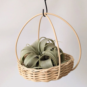 Top choice hanging planter <b>stand</b> rattan pot planters hanger basket for <b>vegetable</b> flower plant - Product Image 5
