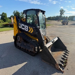 Chargeuse compacte sur chenilles d'occasion JCB 3TS-8T avec godet pour travaux agricoles et de construction - Product Image 2