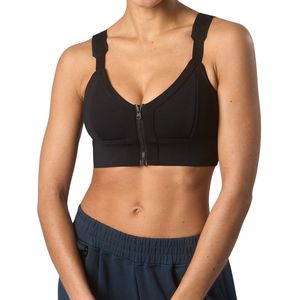 เสื้อชั้นในกีฬาสำหรับผู้หญิง แบบกันกระแทก ซิปหน้า รองรับแรงกระแทกสูง เหมาะสำหรับออกกำลังกาย วิ่ง ฟิตเนส เทรนนิ่ง แอคทีฟแวร์ รับผลิตแบบ OEM พร้อมสกรีนโลโก้ - Product Image 3
