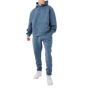 Custom Logo Active <b>Pullover</b> Cotton Polyester Pocket <b>Pullover</b> <b>Men</b> Tracksuit - Product Image 1